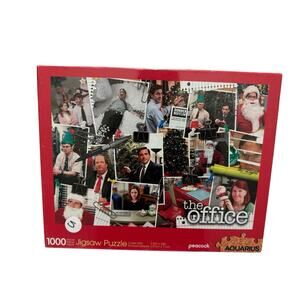 The Office Tv Show Christmas 1000 Piece Jigsaw Puzzle Complete Aquarius Jig Saw